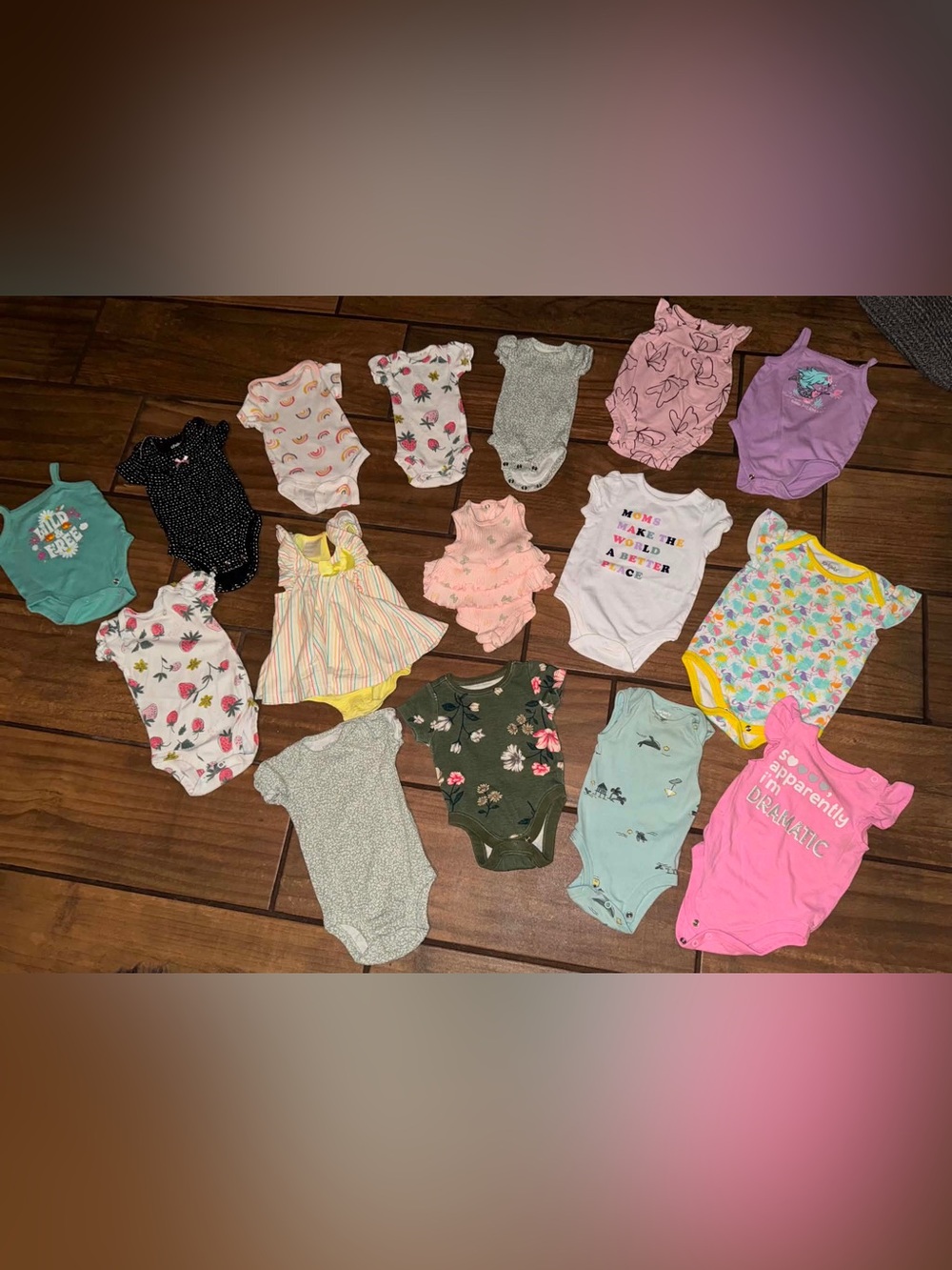 baby girl summer clothing bundle size NB-3 months